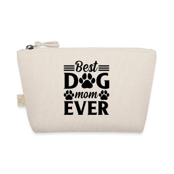 Best Dog Mom Ever - Cute Dog Lover Pet Dog Owner D - Organic Pouch - nature - Front