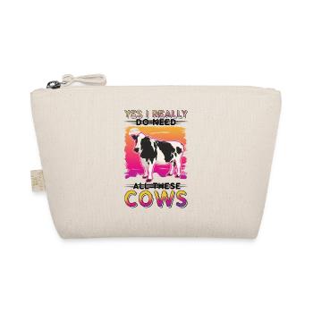 Cow Cattle breeder Farmer Cows Farmer - Organic Pouch - nature - Front