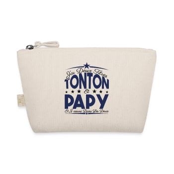 J'ai deux titres tonton et Papy. Cadeau Tonton. - Trousse biologique - nature - Devant