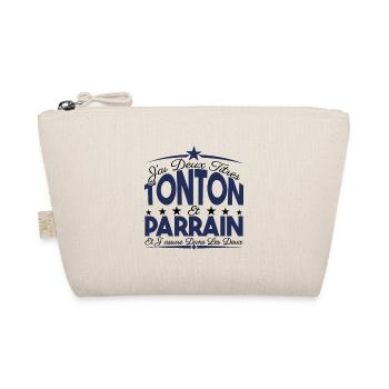 J'ai deux titres tonton et Parrain. Cadeau Tonton. - Trousse biologique - nature - Devant