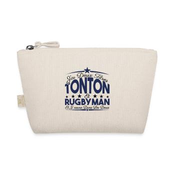 J'ai deux titres tonton et Rugbyman Cadeau tonton. - Trousse biologique - nature - Devant