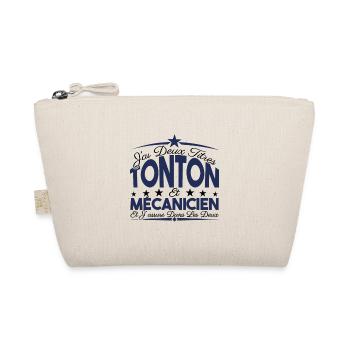 J'ai deux titres tonton et mécanicien. Cadeau. - Trousse biologique - nature - Devant