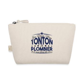 J'ai deux titres tonton et Plombier Cadeau tonton. - Trousse biologique - nature - Devant