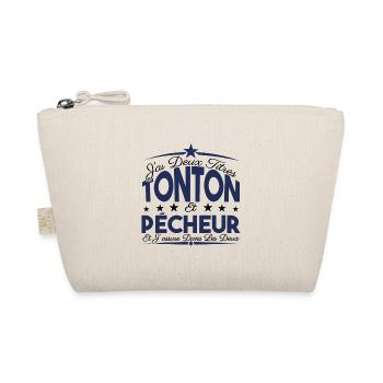 J'ai deux titres tonton et pêcheur. Cadeau Tonton. - Trousse biologique - nature - Devant