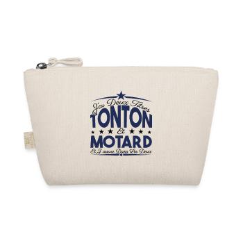 J'ai deux titres tonton et Motard. Cadeau Tonton. - Trousse biologique - nature - Devant