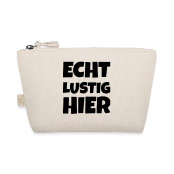 Echt Lustig Hier - Bio-Täschchen - Natur - Vorne