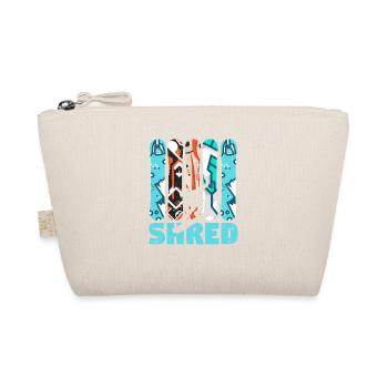 Snowboard Winter Sports Snowboarding Boarding Rider - Organic Pouch - nature - Front