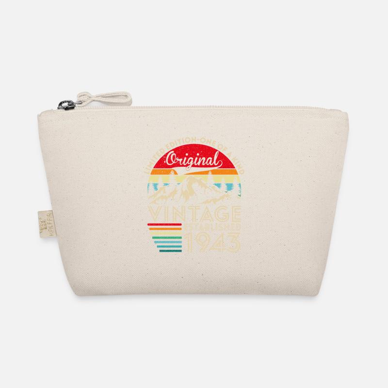 Original vintage established in 1943 anniversary Organic Pouch