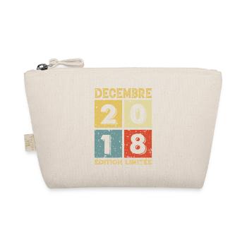 Anniversaire Vintage Idée Cadeau Décembre 2018 - Trousse biologique - nature - Devant