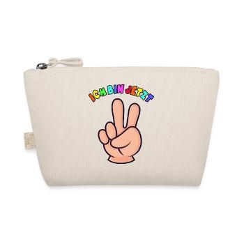 2.Geburtstag Kleinkind Geschenk 2 Finger - Bio-Täschchen - Natur - Vorne