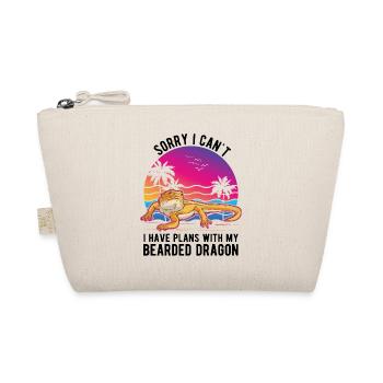 Bearded dragon saying Bearded Dragon - Organic Pouch - nature - Front
