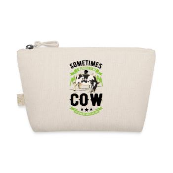 Cow Cattle breeder Farmer Cows Farmer - Organic Pouch - nature - Front