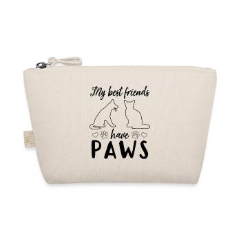 My Best Friends Have Paws - Dog Owner Cat Lover Do - Bio-Täschchen - Natur - Vorne
