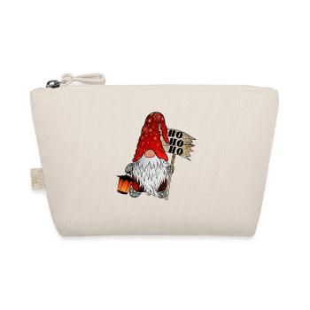 Weihnachts Wicht Christmas Gnome Ho Ho Ho - Organic Pouch - nature - Front