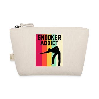 Snooker Addict Snooker Fan Colourful Snooker Lover - Organic Pouch - nature - Front