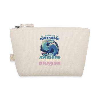 Dragons Are Awesome I Am Awesome So I Must Be A Dr - Bio-Täschchen - Natur - Vorne