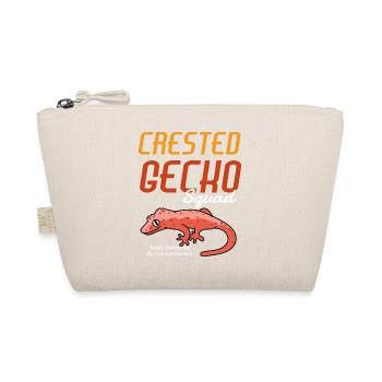 Crested Gecko Squad Cute Lizard Exotisches Reptil - Bio-Täschchen - Natur - Vorne