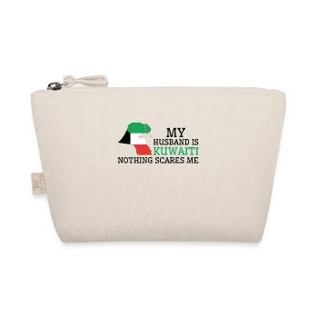 Nothing Scares Me Kuwaiti Husband Kuwait - Organic Pouch - nature - Front