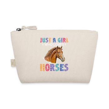Horse Girl Country Woman Girl HorseBack Rider - Trousse biologique - nature - Devant