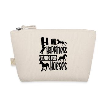 H in Happiness signifie Horse Riding Horse Rider - Trousse biologique - nature - Devant