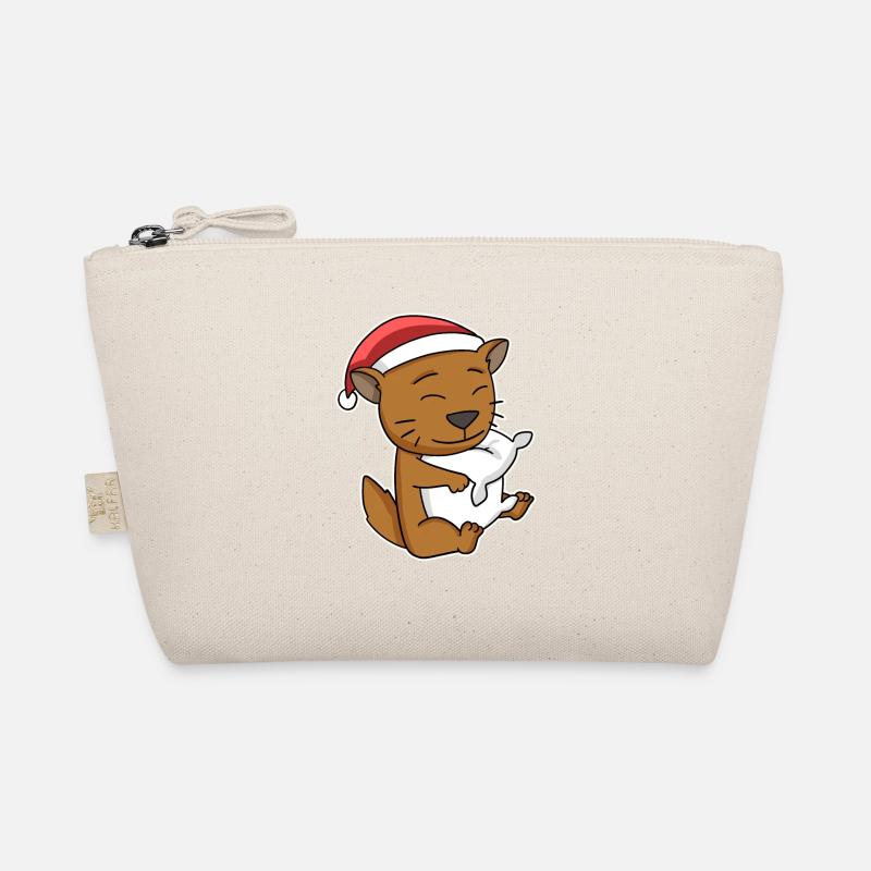 Chat somalien Noël Sleeping Tired Trousse biologique