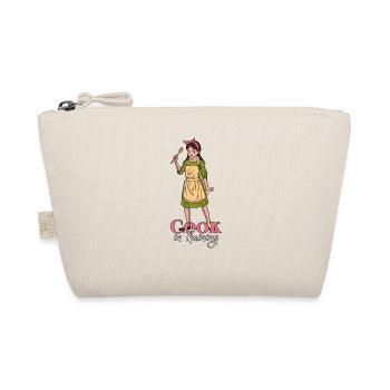 Girl cook in training - Organic Pouch - nature - Front