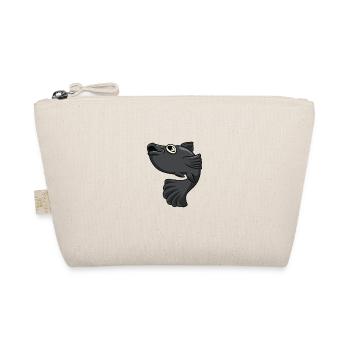 Kawaii Black Molly - Organic Pouch - nature - Front