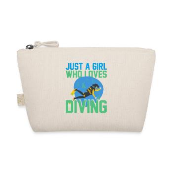 JUSTE UNE FILLE QUI AIME PLONGER - Trousse biologique - nature - Devant