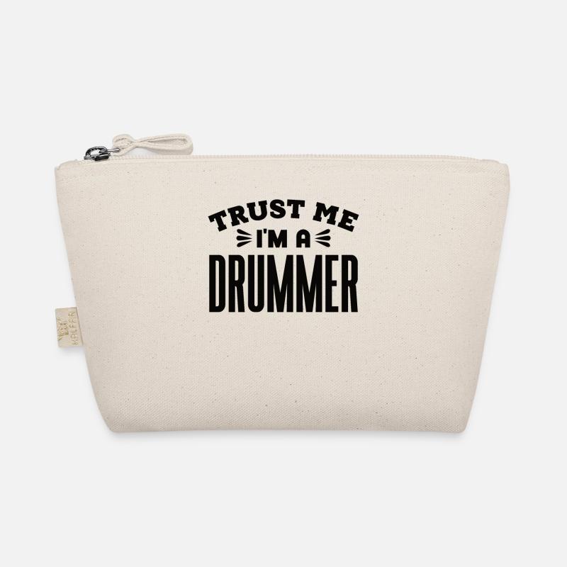 Drummer Drums Musicians Organic Pouch
