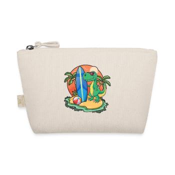 Drôle de dinosaure Surf Lovers Cool Planche de surf Surf - Trousse biologique - nature - Devant