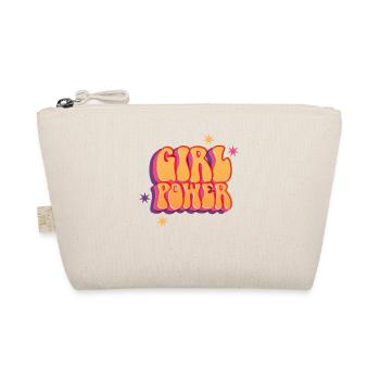 Girl Power Woman Power - Organic Pouch - nature - Front