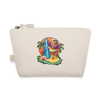 Drôle Flamingo Surf Lovers Cool Planche de surf Surf - Trousse biologique - nature - Devant