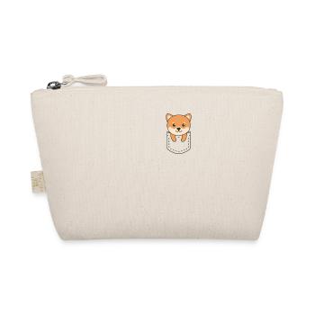 Shiba Inu chiens mignons dans la poche de poitrine - Trousse biologique - nature - Devant