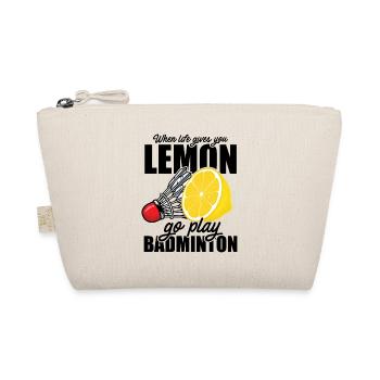 When Life Gives You Lemon Go Play Badminton Player - Bio-Täschchen - Natur - Vorne