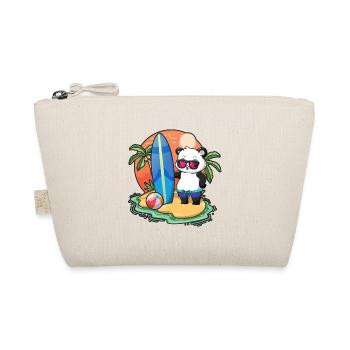Drôle Panda Surf Lovers Cool Planche de surf Jeu de mots - Trousse biologique - nature - Devant