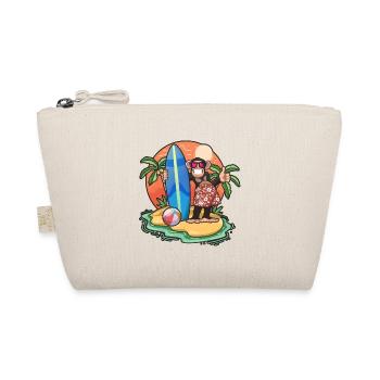 Drôle de singe Surf Lovers Cool Planche de surf Surf - Trousse biologique - nature - Devant