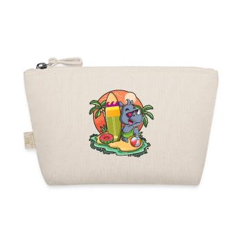 Drôle Rhinoceros Surf Lovers Cool Planche de surf Humour - Trousse biologique - nature - Devant