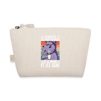 Je Déteste Les Gens Café - Trousse biologique - nature - Devant