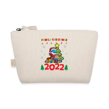 Noël en famille 2022 Drôle d’amoureux de Noël assorti - Trousse biologique - nature - Devant