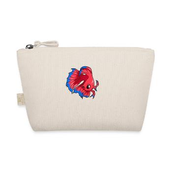 Kawaii Siamese betta - Organic Pouch - nature - Front
