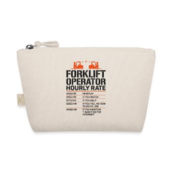 Certified Forklift Truck Operator - Bio-Täschchen - Natur - Vorne