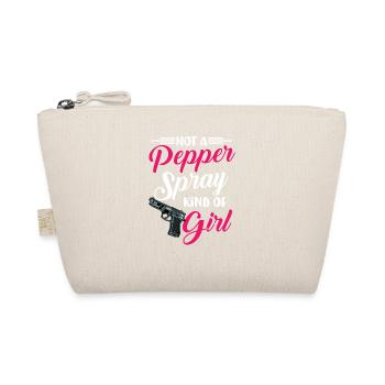 No pepper spray type of girl funny weapons - Organic Pouch - nature - Front