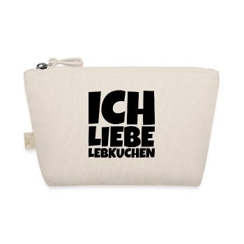 Lebkuchen Weihnachten - Bio-Täschchen - Natur - Vorne