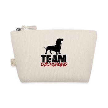 Team Dachshund - Organic Pouch - nature - Front