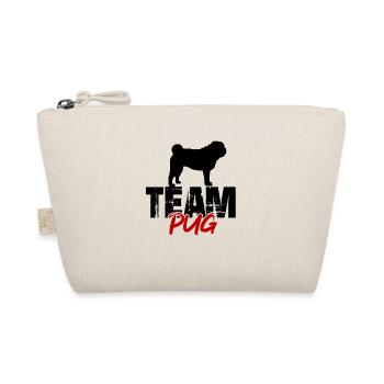 Team Pug - Organic Pouch - nature - Front