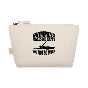 Schwimmerin Schwimmen Schwimmverein Frau Schwimmer - Bio-Täschchen - Natur - Vorne