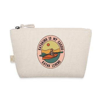 Kayaking as Cardio Canoe Funny Kayak Wildlife - Organic Pouch - nature - Front