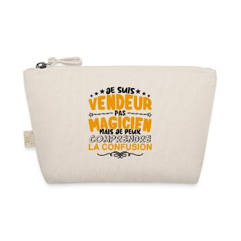 Vendeur pas Magicien | le Meilleur Vendeur cadeau - Trousse biologique - nature - Devant