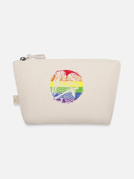 Lesben Gay Pride Bisexuell - Bio-Täschchen - Natur - Vorne