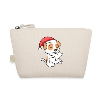 Jack Russell Terrier Chien Sommeil de Noël - Trousse biologique - nature - Devant